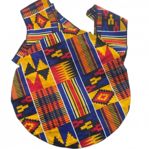 Foulard en wax multicolore