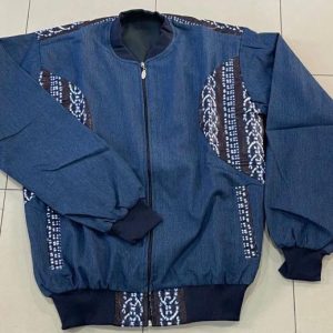 Veste Wax Bleue Mix