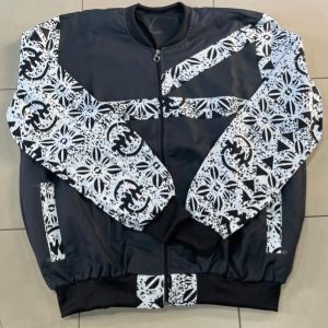 Veste Wax Noir et Blanc